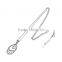925 sterling silver jewelry zicron fashion hollow lucky horse design pendant necklace