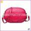 Popular pink shoulder bag for girls leather crossbody tote