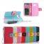 Contrast Colorful leather case for Samsung S6