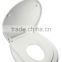 Self-Closing Custom WC Sitz Duroplast D Shape Family Toilet Seat With Soft Close Damper