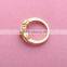 >>>2016 YIWU T&J women fashion European style rings for couples gold plated engagement ring rhinestone crystal rings for lady/
