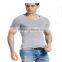 Custom Men's underwear tight modal v-neck t-shirts with short sleeves