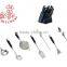 HCZ006 kitchen utensil stainless steel black ABS handle kitchen tool