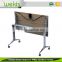 China Factory Morden MFC Folding Training Table With Wheels