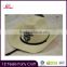 2016 New Cheap Plain Wholesale Summer Straw Cowboy Hat