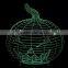 3D Optical Illusion Pumpkin Night Lamp Night Light 10 Colorful LEDs Ultra-thin Acrylic Light Panel AA Battery or DC 5V