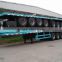 CSAC High quality 40 ft 2/3 Axles flatbed container semi trailer with container twist lock and side wall detachable