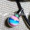 2016 Newest rainbow color glow in the dark art glass pendant necklace various shaped glass vials jewelry findings
