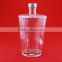 wholesale hot sale crylindrical glass bottle 700ml brand bottle with cork short neck water bottles