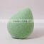 Water drop shape green konjac sponge