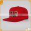 6 panel sports style Metal badge custom snapback caps