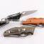 OEM folding backlock G10 handle pocket knife with 3 different colors