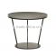 Hot sale modern living room gold wire side table with marble