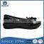 Hot Sale Black Color Simple Design Leather School Shoes