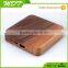 High real capacity good quality 7800mah mobile wood power bank with mirco usb cable