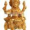 Handmade Brass Set of Ganesh Laxmi Ji God Goddess Hinduism Religious Antique Gift