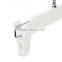 Square Hook White Plastic Skirt/Pant Hanger with Adjustable Clips