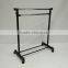 Cheap Single Garment Rack with Middle Rail Adjustable Height Display Drying Clothes Rack Made in China Manufacturer