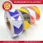 Conspicuous self adhesive reflective vehicle sticker