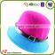 black with red Colourful Lady Fashion band fedora hat