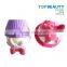 FB0201 3 gram various 2015 new cupcake shape case lip balm for young girl