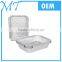 Disposable Airline aluminium foil container/Airline foil lunch box with lid