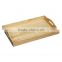 hot selling FSC&BSCI customized bamboo wooden kitchen tool vegetable fruit food serving tray