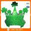 Wholesale Irish St Patricks Day EVA Clover Glitter Powder Kids Stereoscopic Crown Party Decoration Hat