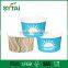 Vending cheap good printing disposable cups for desserts
