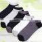 Custom Solid Color Mens Gift Box Short Ankle Socks,Black,white and Grey Color Mens Socks Wholesale