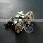 15x18mm vintage style steam punk watch movement core rhodium,metal gun black fashion cuff links 6600067