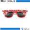 Multi-color frame custom promotional logo printed revo lens cute kids sunglasses high quality