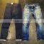 High quality vintage wash distressed Japanese selvedge jeans denim selvedge denim jeans(LOTR001)
