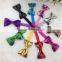 3.5inch Sequin PU Hair Bow Elastic Hairband for Baby Girl Leather Hair Bows Headband for Hair Accessoires 10colors IN STOCK