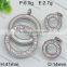 Fashion Round Shape Diamond Jewelry Set Steel Color Jewelry Set China Wholesale