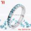 March birthstone stainless steel fashion jewelry popular at high qualty fashion bracelet