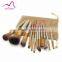 Synthetic hair flat powder makeup brush