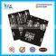 Printing die cut size plastic irregular christmas gift card for program event