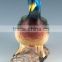 2015 chinese factory custom made handmade carved hot new products resin porcelain duck figurine