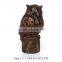 2015 Synthetic wood resin statue with owl shape