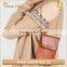 Cell phone leather pocket with neck lanyard