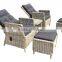 Poly Rattan Garden Relax Chair Sets