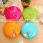 Macarons color plastic round pocket weekly pill box 7 day