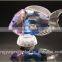 Colorful Transparent Crystal Seafish Model With Base as Crystal Anniversary Gifts or Delicate Wedding Gifts
