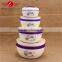 4pcs purple lunchbox steel inner / lunchbox lift pot / mess tin / bento box / tiffin pot 1.1L,1.6L,2.6L