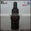 7ml Floral Black Euro Dropper Bottles for Essential Oil