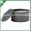large luxury scented candle in large ceramic candleholder with ceramic lid