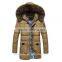 2016 top quality wind proof mens parka winter jacket with fur hood parka jackets wholesale blank