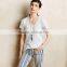 wholesale blank white t shirt below $1,100 polyester v neck t shirt