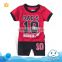 SR-277B organic cotton baby costume rompers 2017 hot sales stock lot garments sports style baby boy clothes